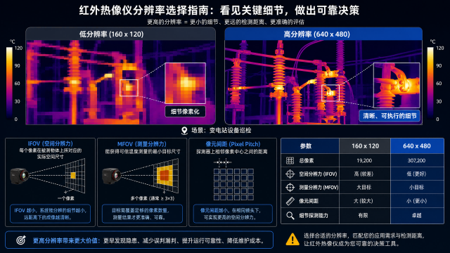 紅外分辨率 160×120、320×240、384×288 與 640×480實戰選型指南